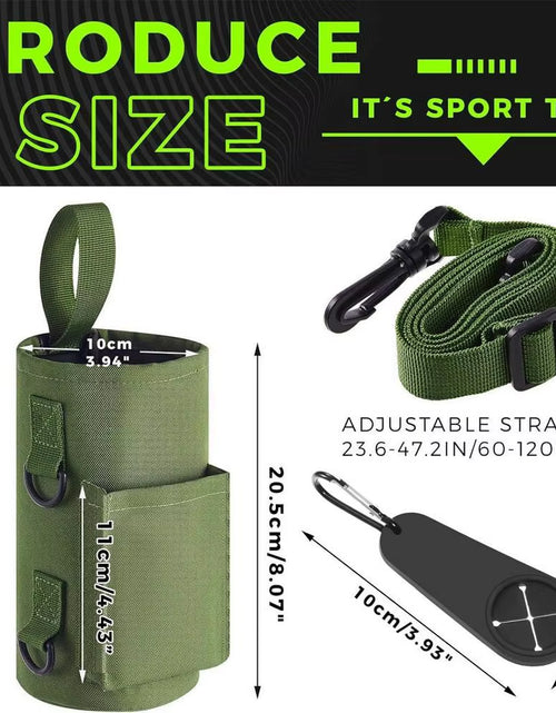 Load image into Gallery viewer, Magnetic Gym Water Bottle Bag Non Slip Magnetic Gym Sling Bag Portable Magnetic Water Bottle Carrier Holder for Gym Accessories
