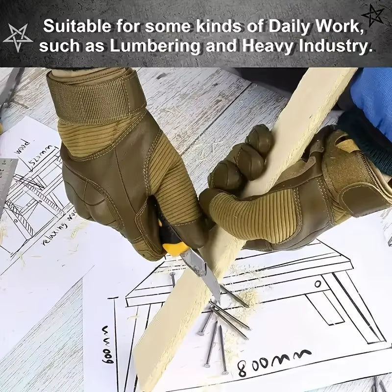 Ultimate Grip Fingerless Tactical Gloves – Touchscreen-Ready for Riders, Workers & Adventurers