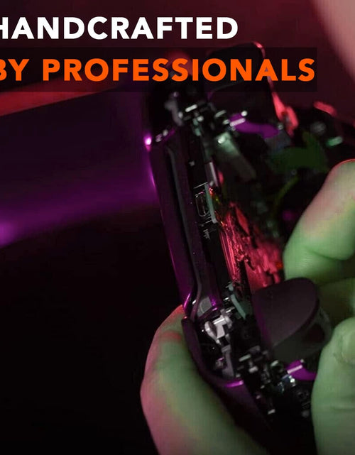 Load image into Gallery viewer, Custom Wireless UN-MODDED PRO Controller Compatible with PS5 Exclusive Unique Design (420 Black)
