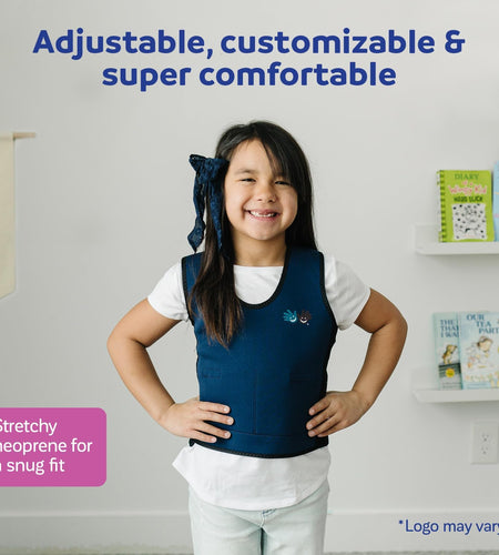 - Red Weighted Compression Vest for Kids & Adults - Calming Weighted Vest for Kids with Sensory Issues - Compression & Kids Weighted Vest - Toddlers, Kids, Teens & Adult Sizes